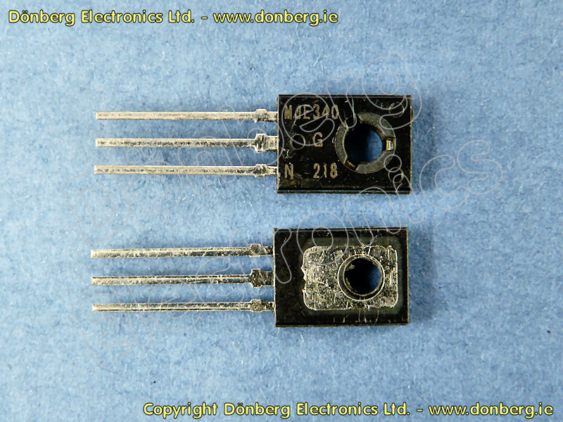 Halbleiter: MJE340 (MJE 340) - SILIZIUM-TRANSISTOR NPN / 300V / 0.5A ...